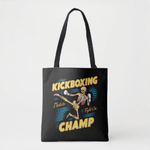 Kickboxing Champ Tote Bag
