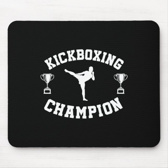 Kickboxing Champion  Mouse Mat (Front)