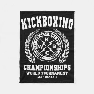 Kickboxing Championships, Kickboxing T Shirt, Mart Fleece Blanket