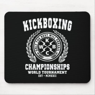 Kickboxing Championships, Kickboxing T Shirt, Mart Mouse Mat