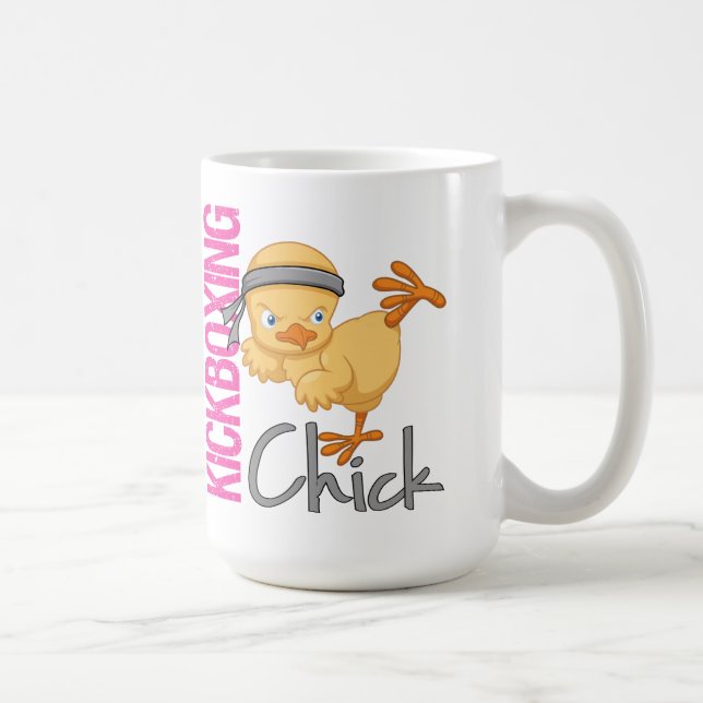 Kickboxing Chick Coffee Mug (Right)