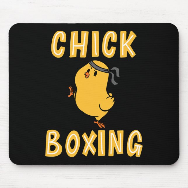 Kickboxing Chickboxing Kick Boxing Workout  Mouse Mat (Front)