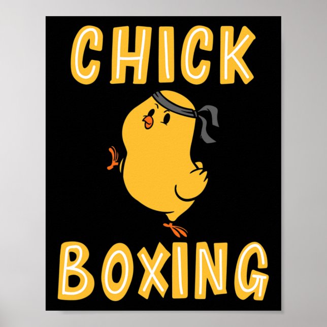 Kickboxing Chickboxing Kick Boxing Workout  Poster (Front)