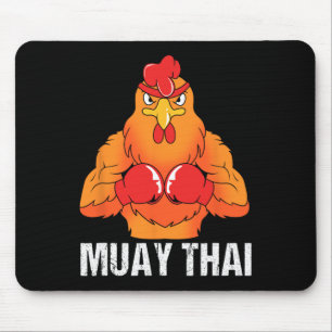 Kickboxing Coach Thailand Rooster Muay Thai Mouse Mat