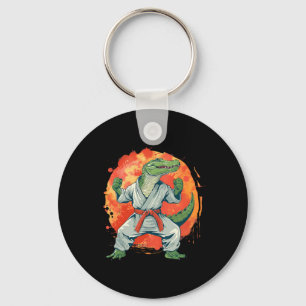 Kickboxing Crocodile Taekwondo Karate Mma Funny Ma Key Ring