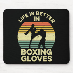 Kickboxing Design For A Muay Thai Fighter Mouse Mat