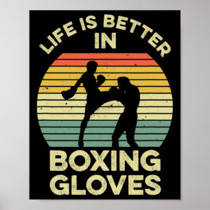 Kickboxing Design For A Muay Thai Fighter  Poster