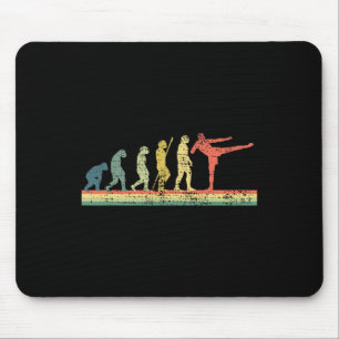 Kickboxing Evolution Funny Gift Tee Kick  Mouse Mat
