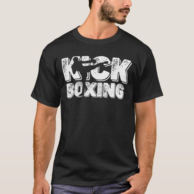 Kickboxing Fearless Warrior Mindset  T-Shirt (Front)