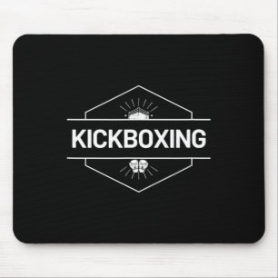 Kickboxing Fight Logo Mouse Mat