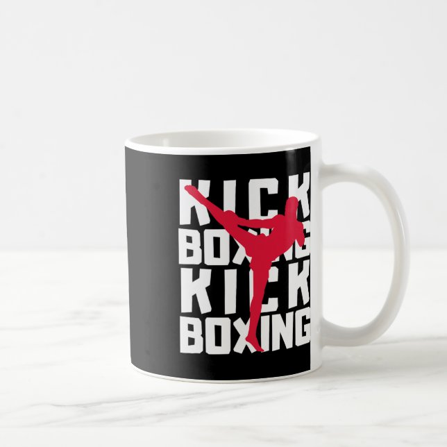 Kickboxing Fighter  Coffee Mug (Right)