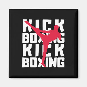 Kickboxing Fighter Magnet
