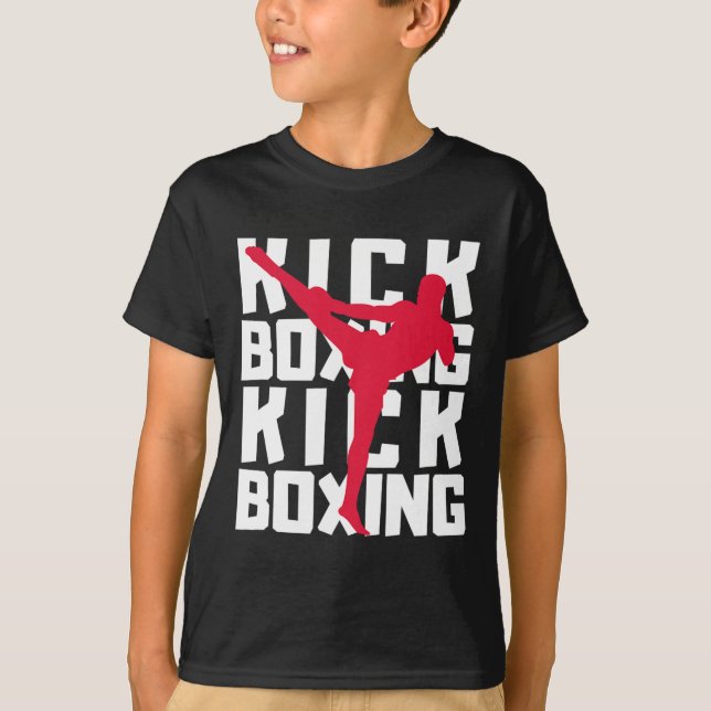 Kickboxing Fighter  T-Shirt (Front)