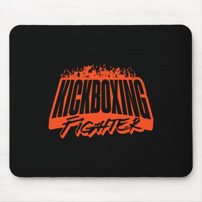 Kickboxing Fighter, Training, Sportswear, Boxing,  Mouse Mat (Front)
