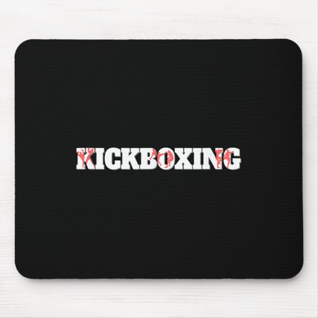 Kickboxing Fighting Cage Fight Training  Mouse Mat (Front)
