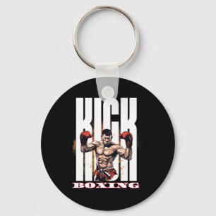 Kickboxing Fighting Style Key Ring