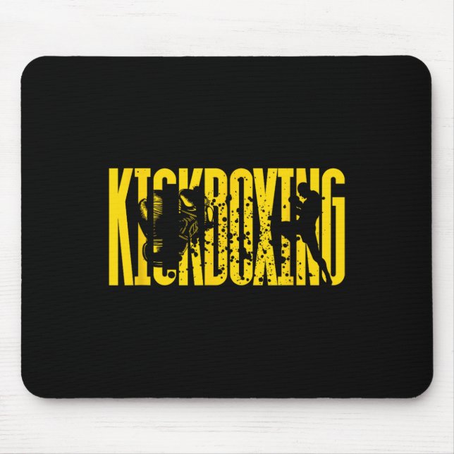 Kickboxing Fighting Technique  Mouse Mat (Front)