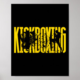 Kickboxing Fighting Technique Poster