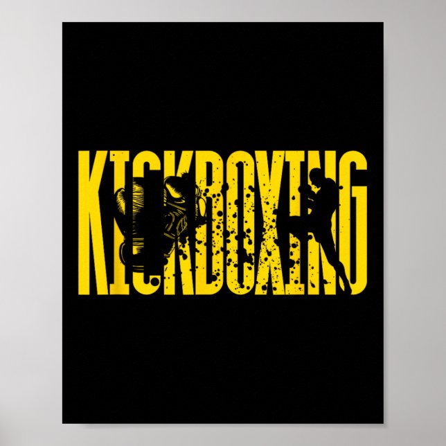 Kickboxing Fighting Technique  Poster (Front)