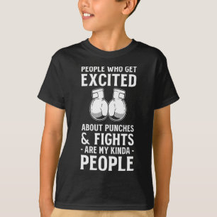 Kickboxing Fights Kickboxing Fan Professional Kick T-Shirt