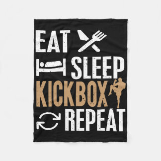 Kickboxing For Kickboxer Fleece Blanket