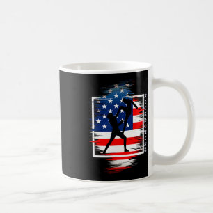 Kickboxing For Sportsman Martial Arts Usa Patriot Coffee Mug