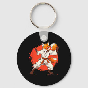 Kickboxing Fox Taekwondo Karate Mma Funny Martial  Key Ring