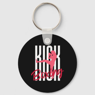 Kickboxing Front Kick Key Ring