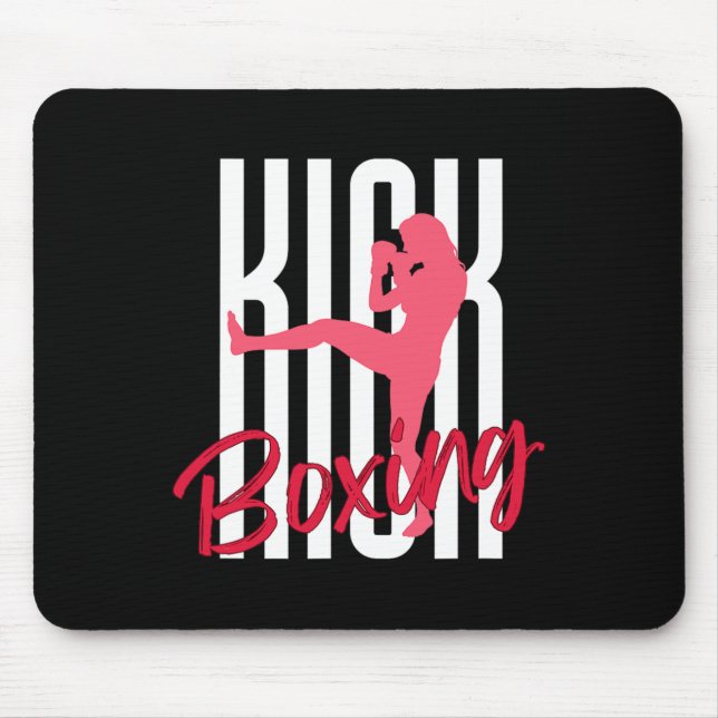 Kickboxing Front Kick  Mouse Mat (Front)