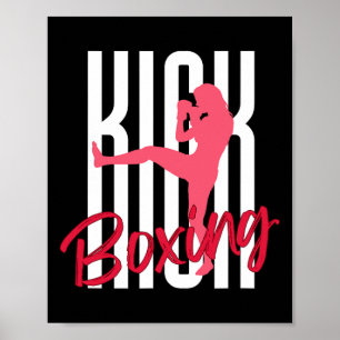Kickboxing Front Kick Poster