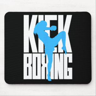 Kickboxing Girl In Training Mouse Mat