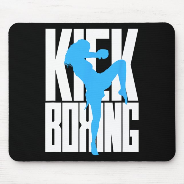 Kickboxing Girl In Training  Mouse Mat (Front)