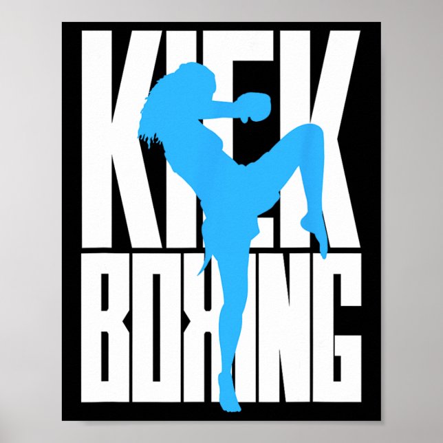 Kickboxing Girl In Training  Poster (Front)
