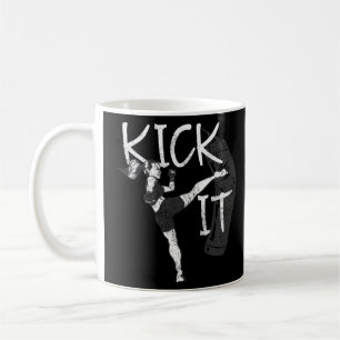 Kickboxing Girl Kick It Coffee Mug
