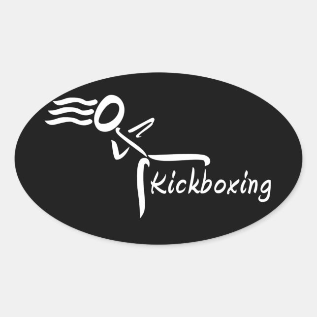 Kickboxing girl stickers (Front)
