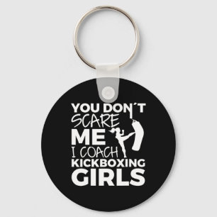 Kickboxing Girls Coach Key Ring