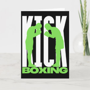 Kickboxing Greeting Card