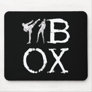Kickboxing High Kick Boxing Tkw Mma Kung Fu Fighti Mouse Mat
