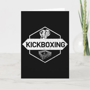 Kickboxing In The Ring Card