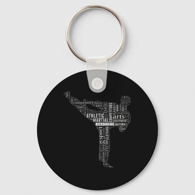 Kickboxing Instructor  Key Ring (Front)