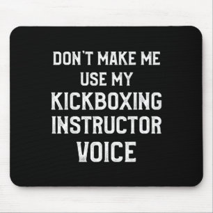 Kickboxing Instructor Kick Boxing Workout _3  Mouse Mat