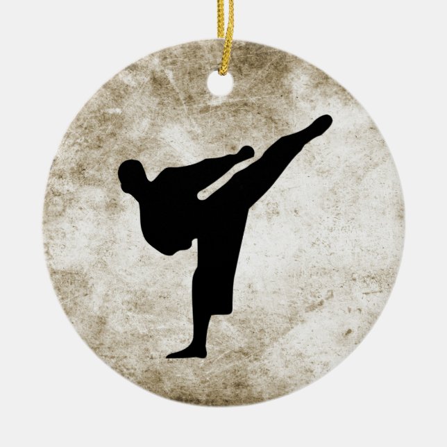 Kickboxing - Karate Ornament (Front)