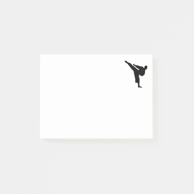 Kickboxing - Karate Post-it Notes (Front)