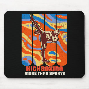 Kickboxing Karate Taekwondo Martial Art Training A Mouse Mat