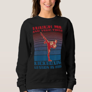 Kickboxing Karate Taekwondo Martial Training Athle Sweatshirt