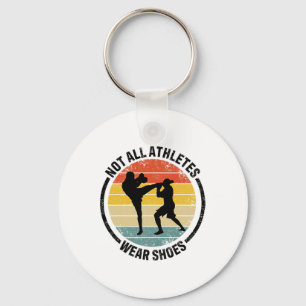 Kickboxing Kick Boxing Not All Athletes Wear Shoes Key Ring