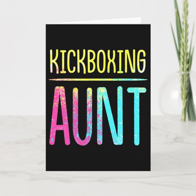 Kickboxing Kick Boxing Workout _2  Card (Front)