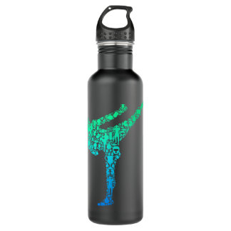 Kickboxing Kickboxer Karate Kids Boys Men 680 710 Ml Water Bottle