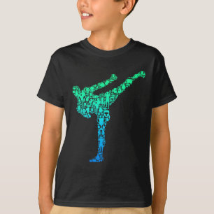 Kickboxing Kickboxer Karate Kids Boys Men T-Shirt
