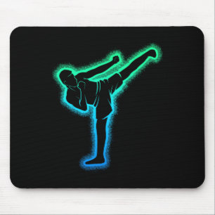 Kickboxing Kickboxer Karate Taekwondo Kids Boys Me Mouse Mat
